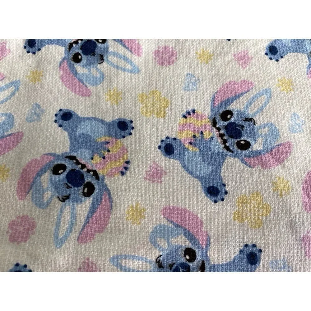 2 Pack Disney Stitch Hand Kitchen Towels Easter Eggs Spring 16 X 26” NEW‎